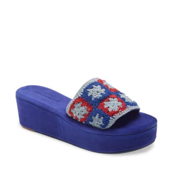 Jeffrey Campbell Shoes - JEFFREY CAMPBELL Mix-up Platform Slide Sandal